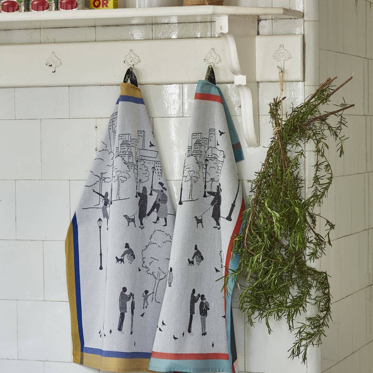 Jacquard viskestykker fra Portugal