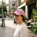 KEBAB CONNECTION Pink Broderet Kasket i økologisk bomuld