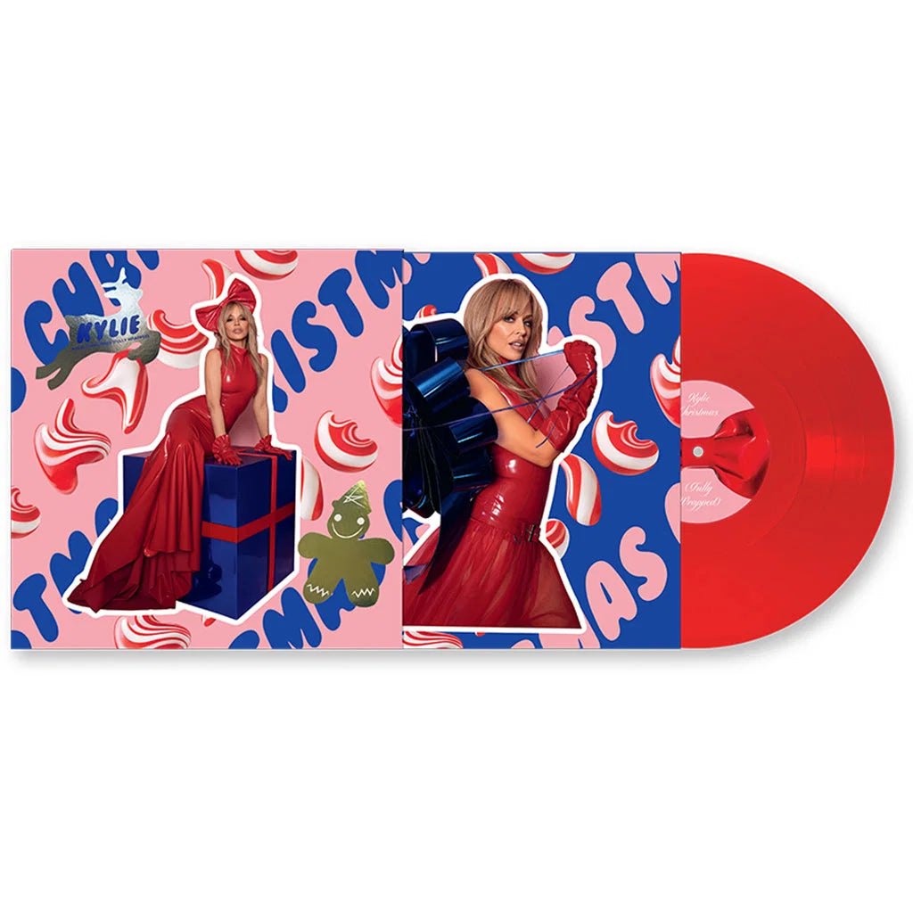 Kylie Minogue -Kylie Christmas Fully Wrapped LP Transparent Red Limited Edition Reissue 2025