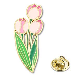 LYSERØDE TULIPANER Pin