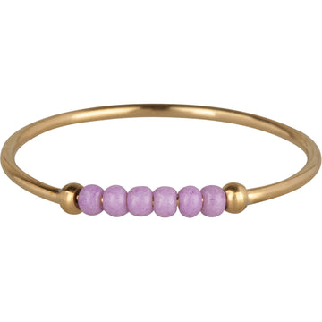 Lilla Guldbelagt Antistress Ring