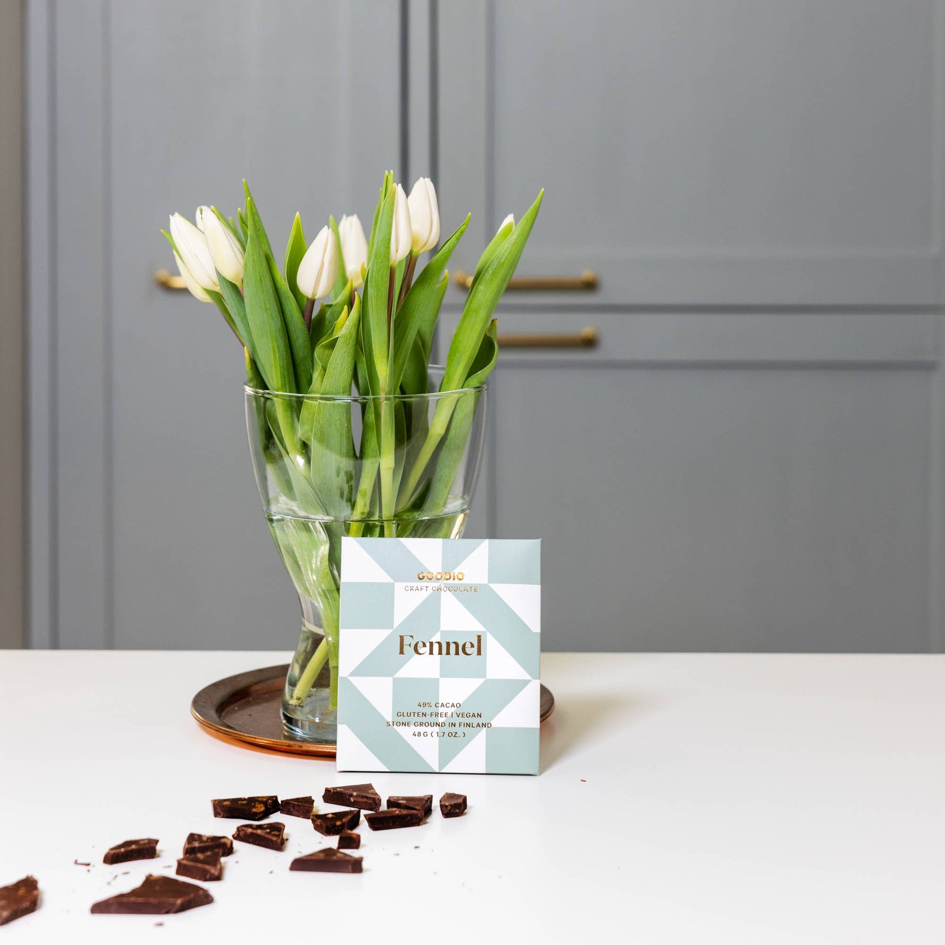 Limited Edition: FENNEL Økologisk Mørk Chokolade 49% med lakridssmag, vegansk