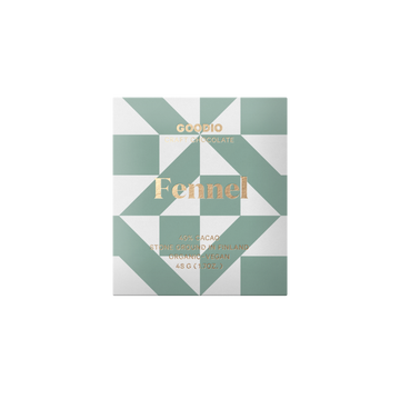 Limited Edition: FENNEL Økologisk Mørk Chokolade 49% med let lakridssmag, vegansk og glutenfri