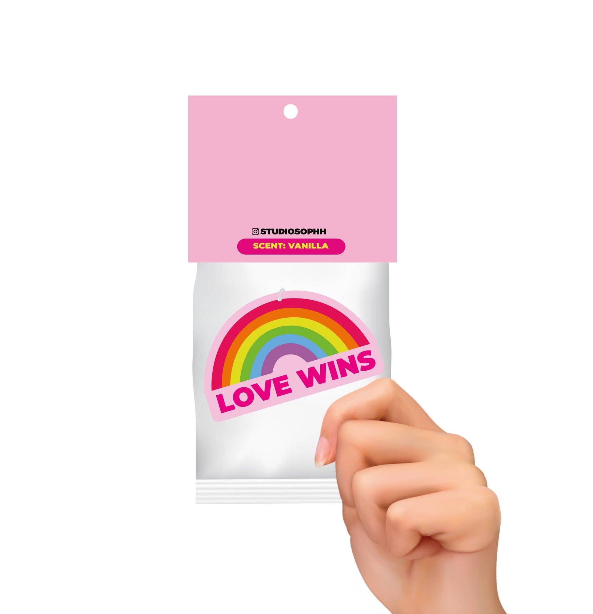 Love Wins regnbue duftfrisker