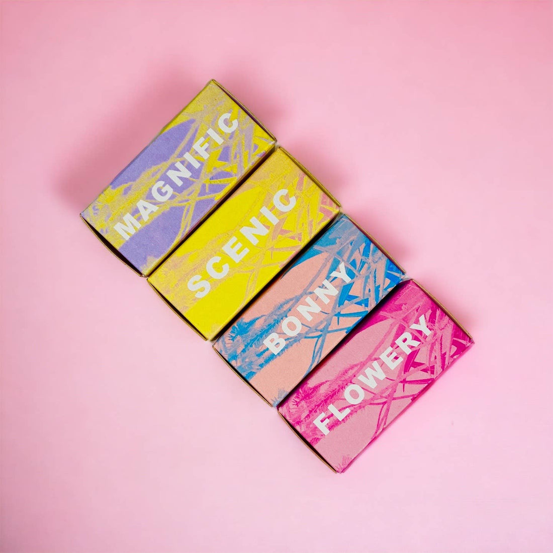 MAGNIFIC lilla og gule bloklys