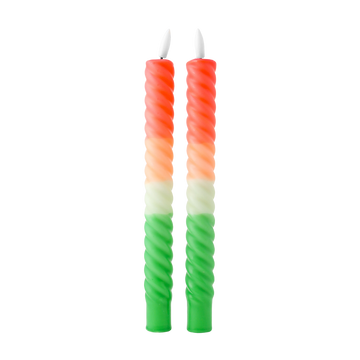 MANDARIN LED Snoede Vokslys