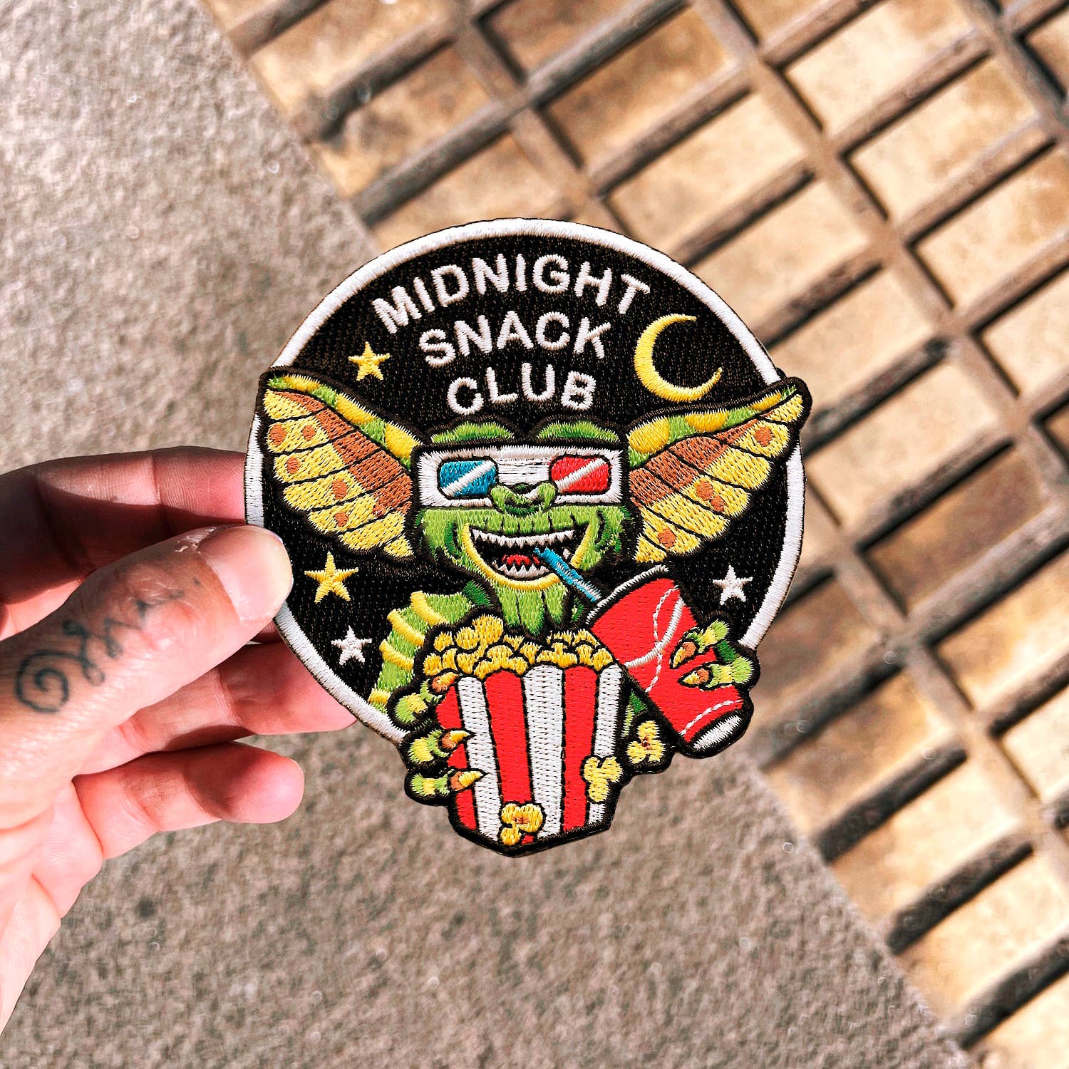 MIDNIGHT SNACK CLUB Gremlins Strygemærke