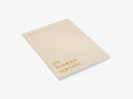 MY FEMINIST AGENDA Beige Notesbog