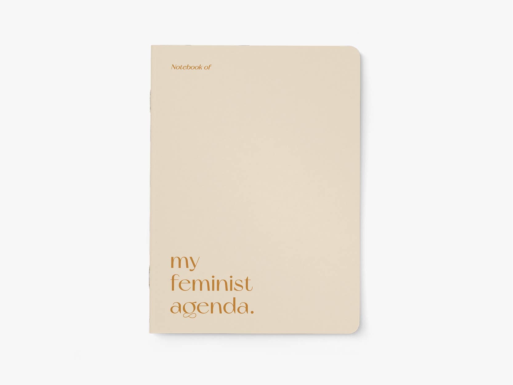 MY FEMINIST AGENDA Notesbog