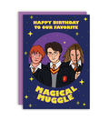 Magisk fødselsdagskort inspireret af Harry Potter universet