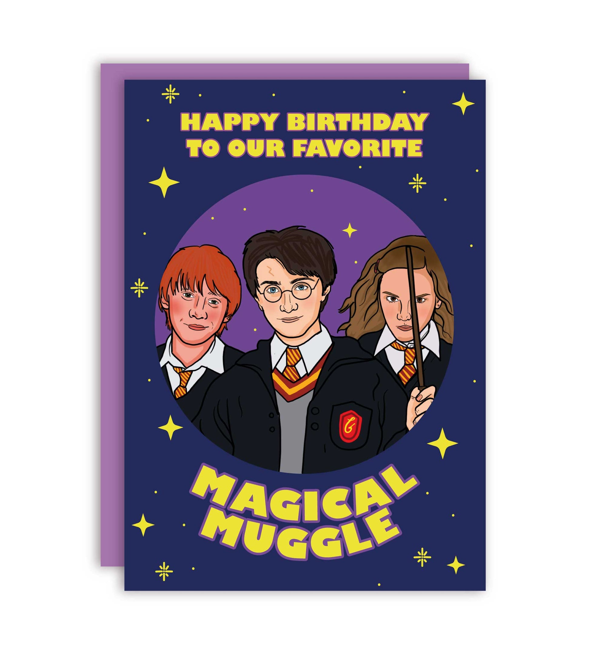 Magisk fødselsdagskort inspireret af Harry Potter universet
