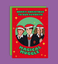 Merry Christmas To Our Favorite Magical Muggle Julekort - Harry Potter