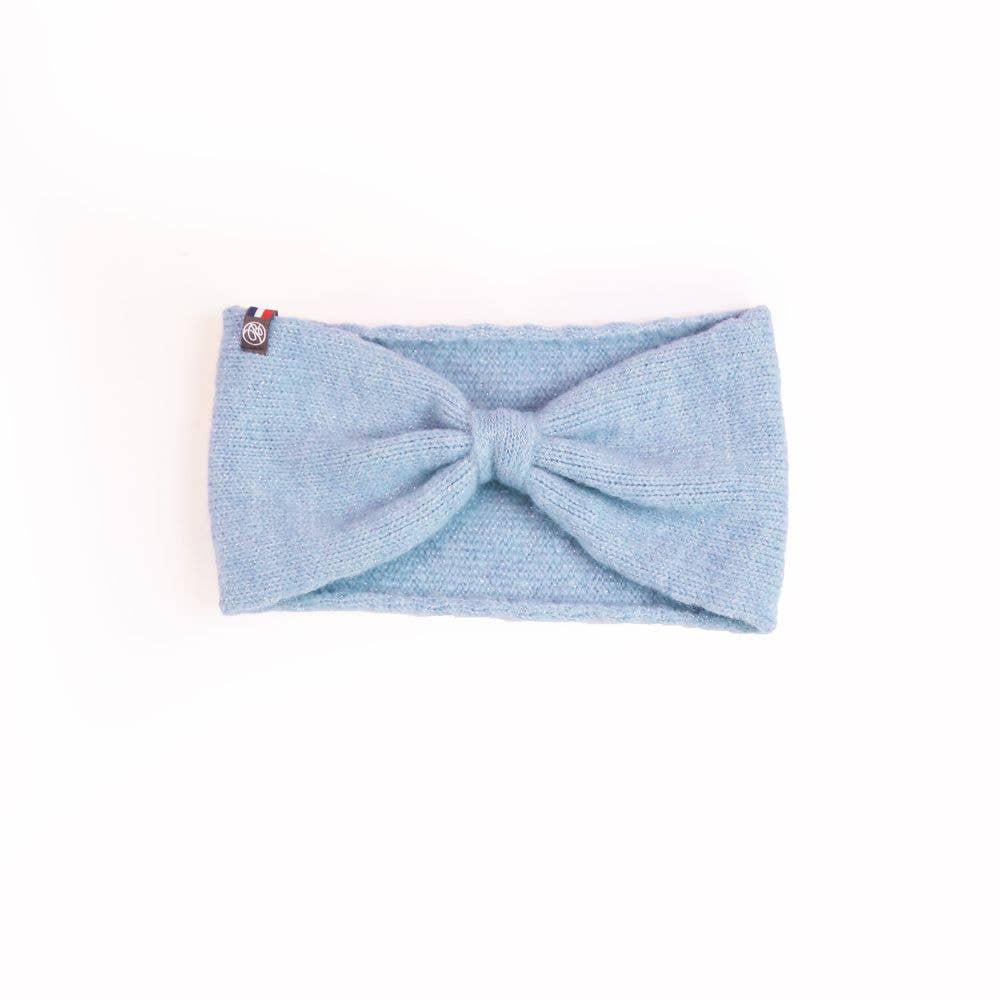 NATACHA himmelblåt glitter pandebånd