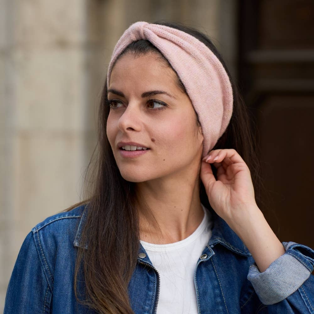 NATACHA lyserødt glitter pandebånd