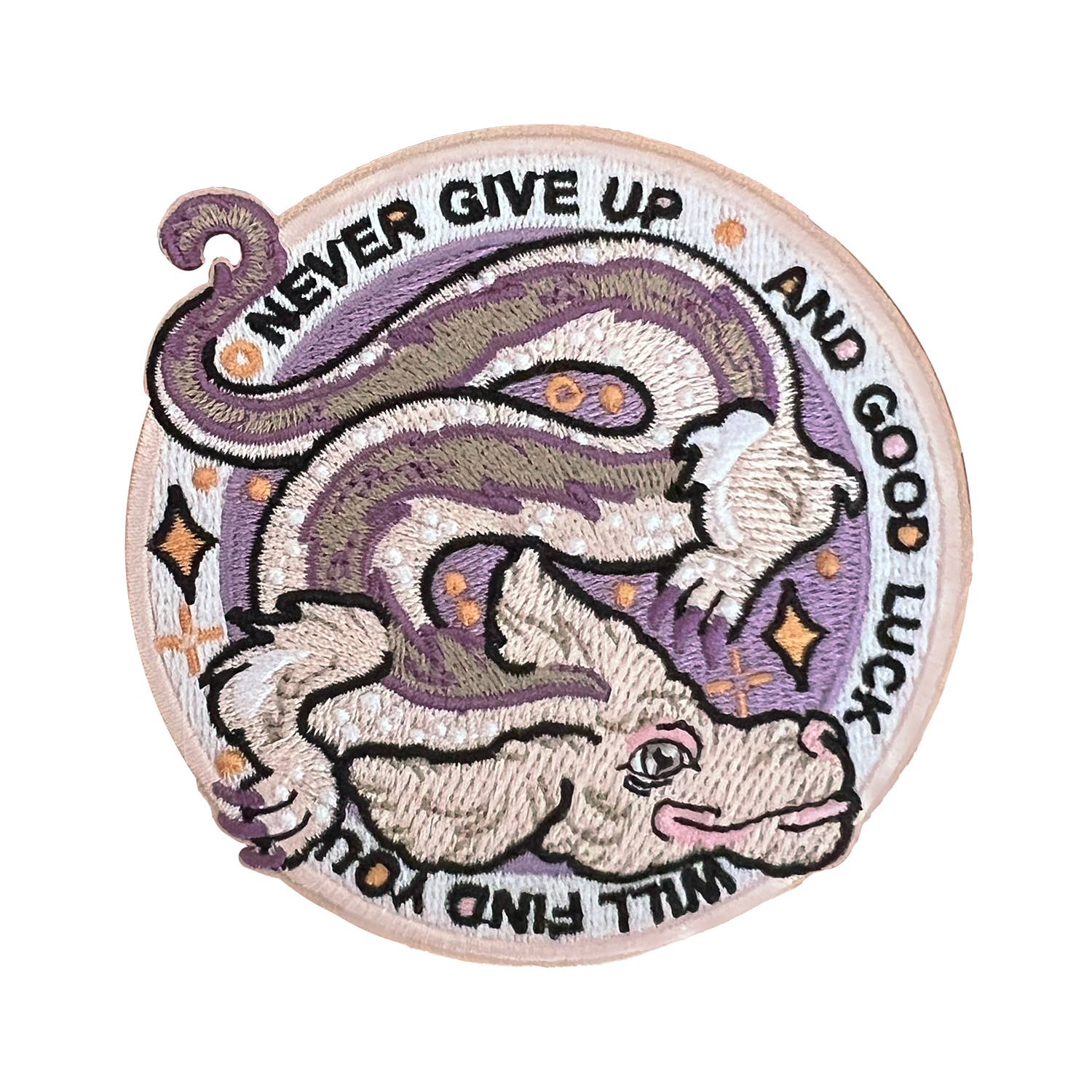 Never Give Up Falkor strygemærke