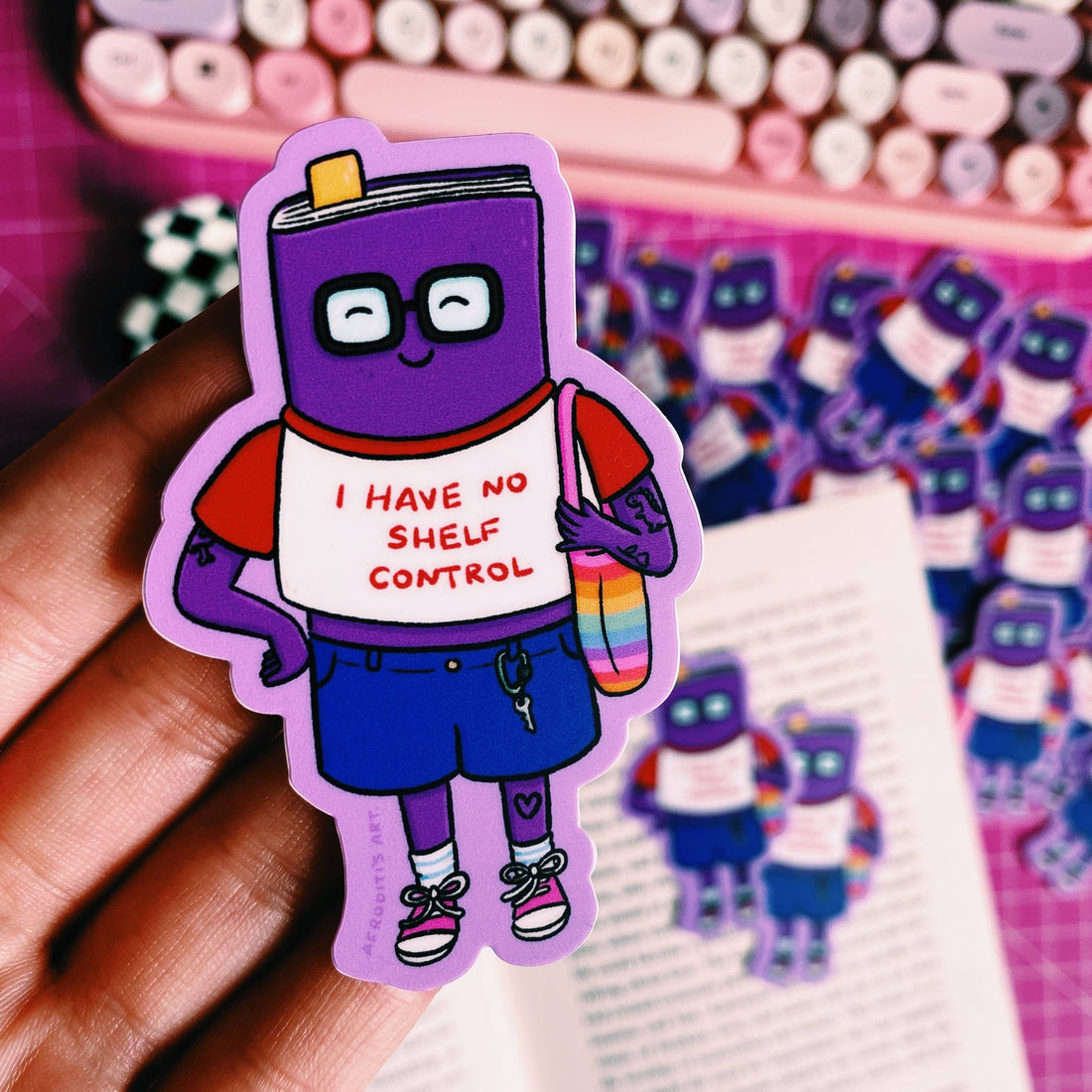 No Self Control klistermærke