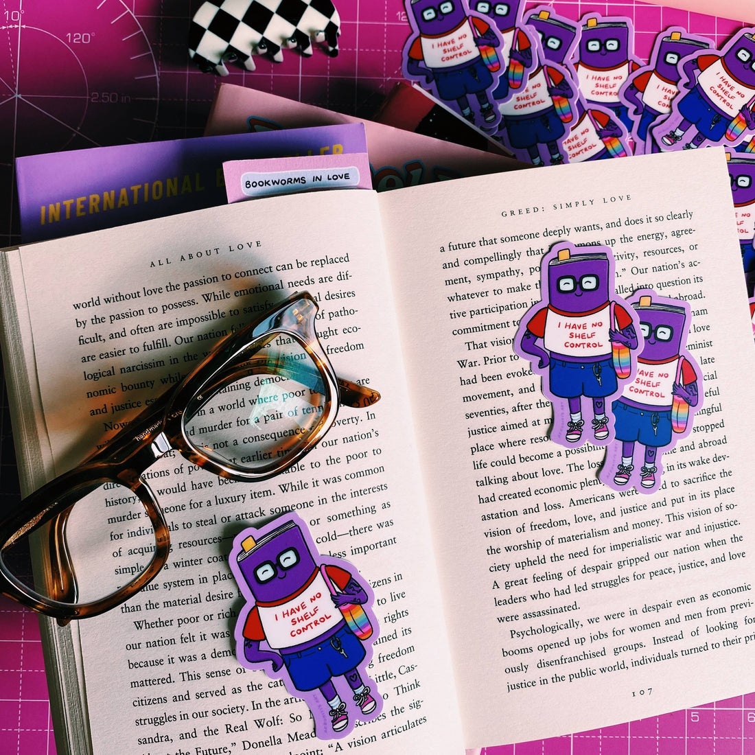 No Self Control klistermærke