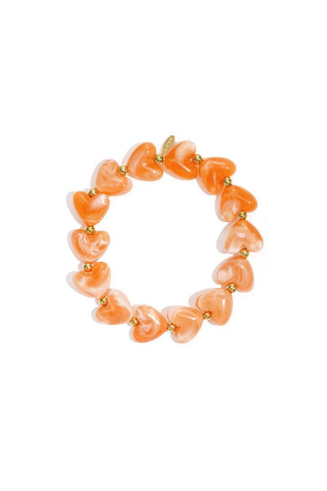 ORANGE HJERTE Armbånd