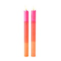 ORANGE PINK LED Stearinlys 2 pak