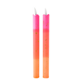 ORANGE PINK LED Stearinlys med timer
