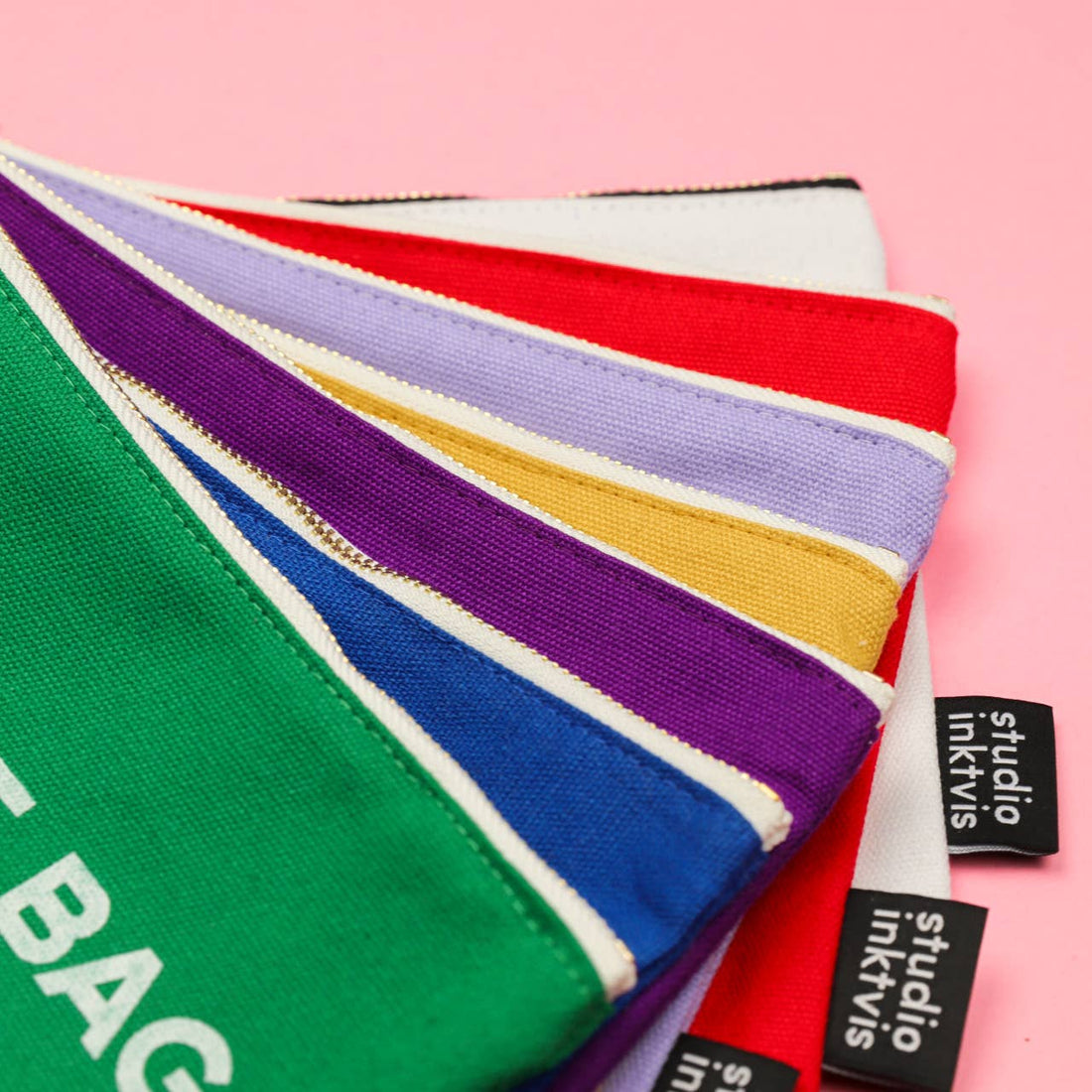 This bag should have been bigger orange makeup pung