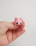 PINK AXOLOTL Antistress Nøglering