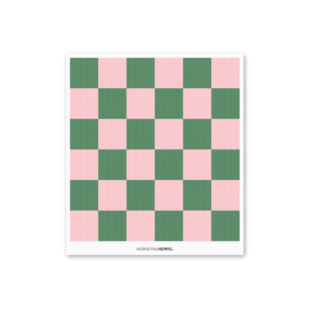 PINK & GRØN TERNET Karklud