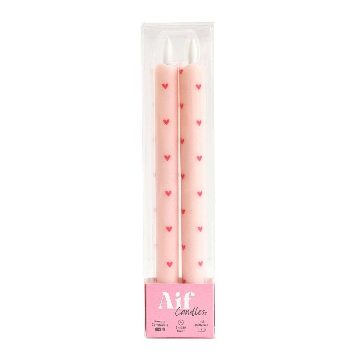 PINK HJERTE LED lys