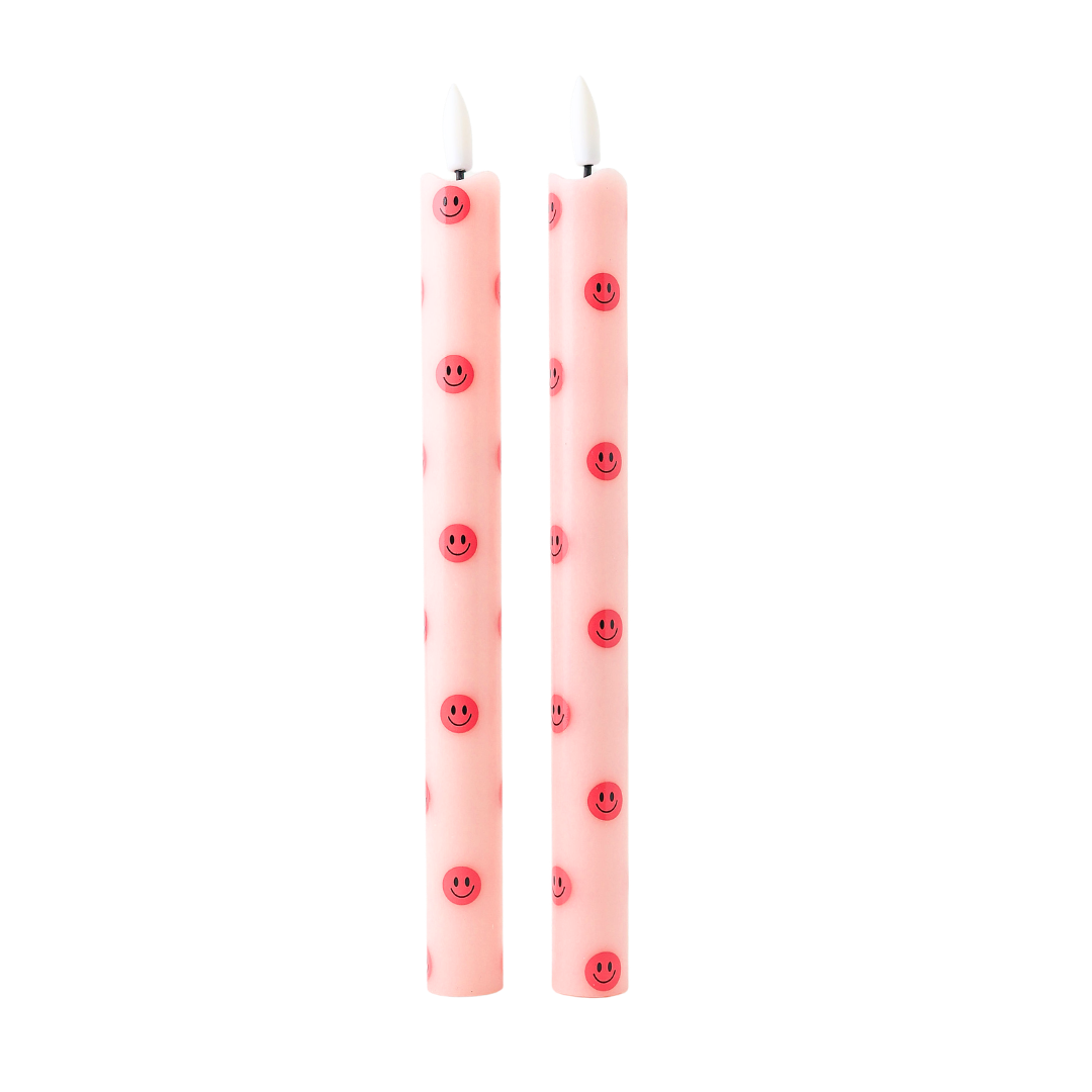 PINK SMILEY LED Vokslys
