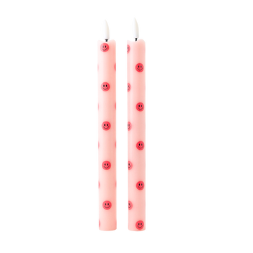 PINK SMILEY LED Vokslys