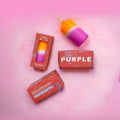 PURPLE orange og lilla bloklys