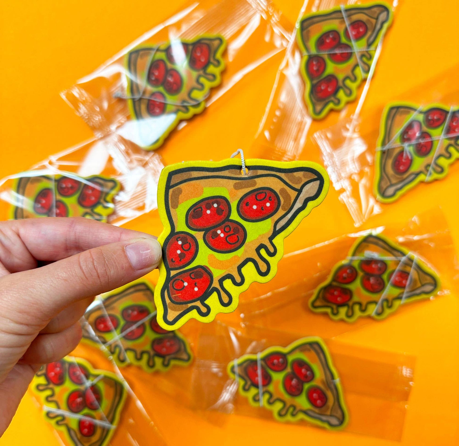 Pizza duft luftfrisker i bil