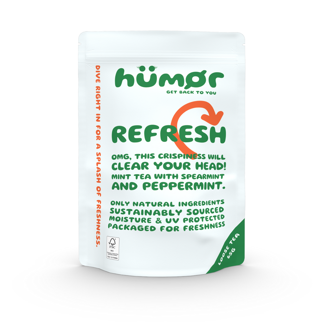 REFRESH myntete forside