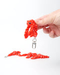 RØD HUMMER Antistress Nøglering fidget 3d
