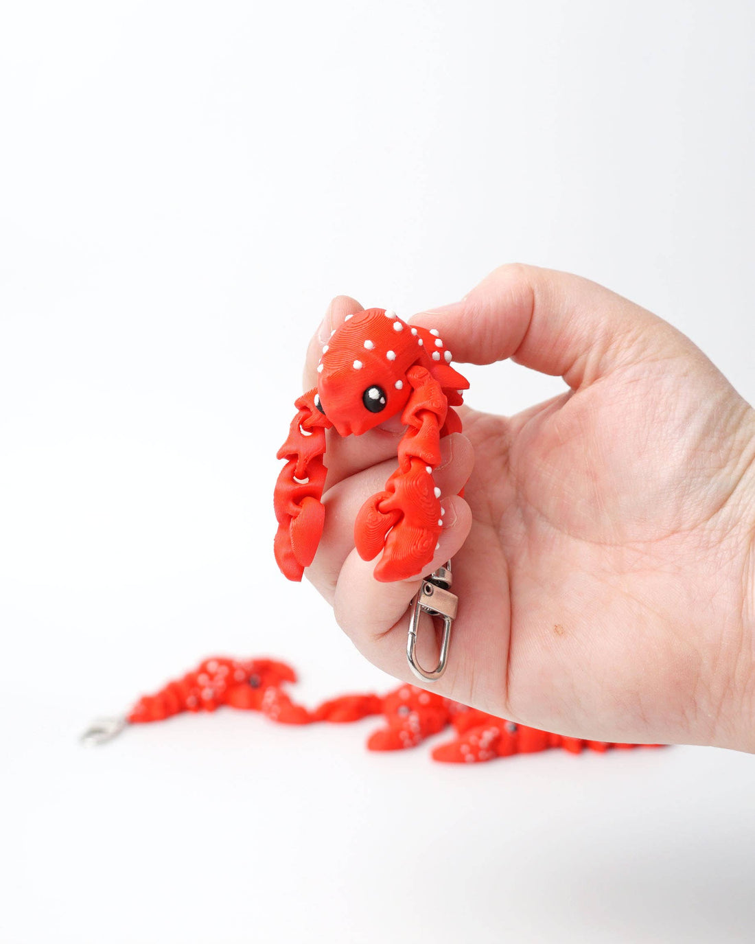 RØD HUMMER Antistress Nøglering fidget