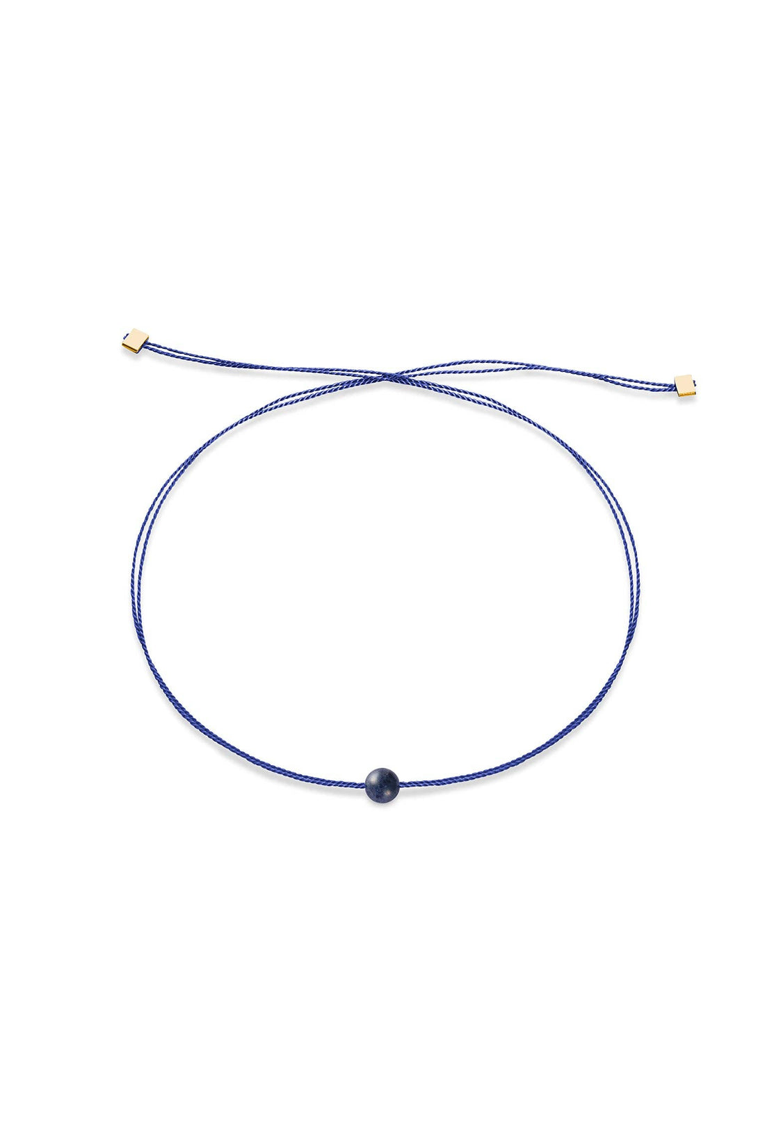 SEPTEMBER ØNSKEARMBÅND med Safir fra Jukserei