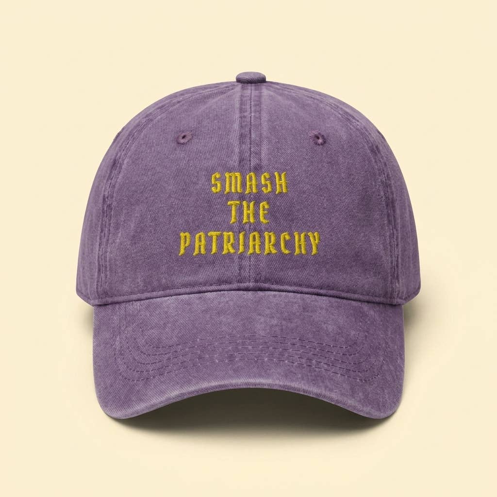 SMASH THE PATRIARCHY Lilla Broderet Kasket