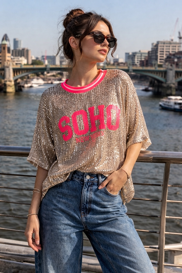 SOHO SØLV Paliet Top