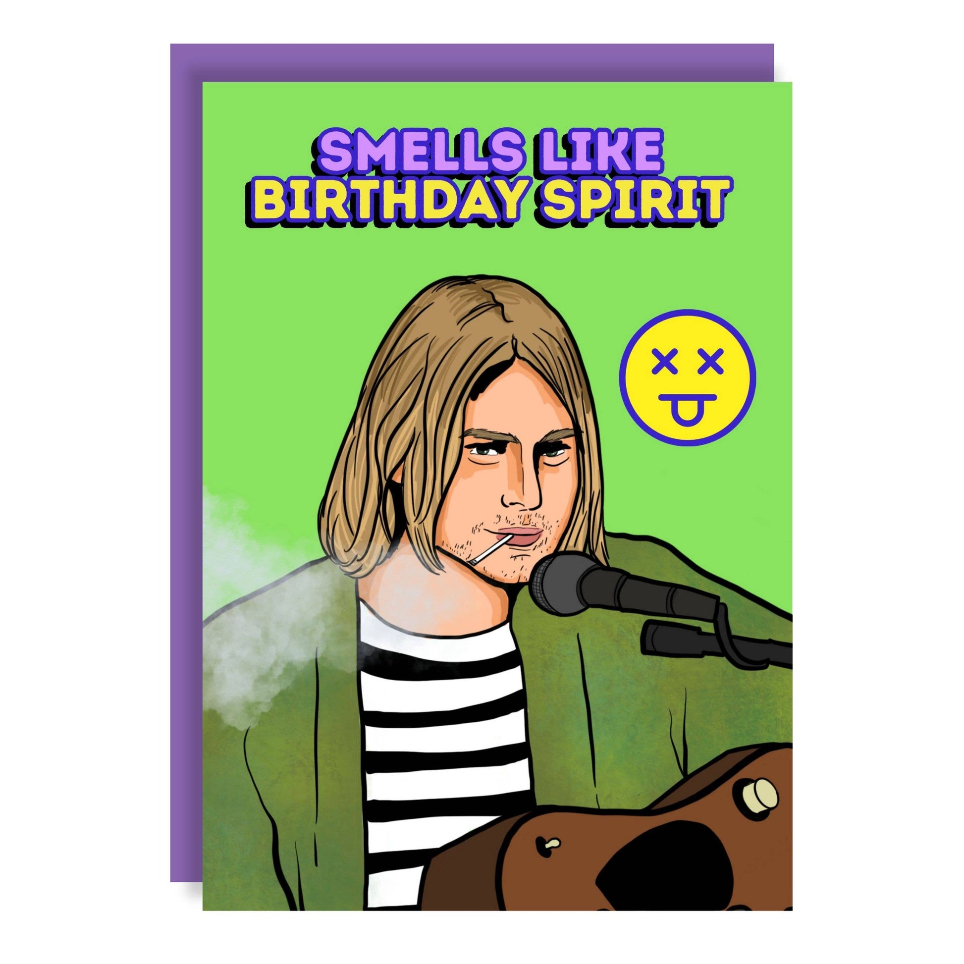 Smells Like Birthday Spirit fødselsdagskort til Nirvana fans