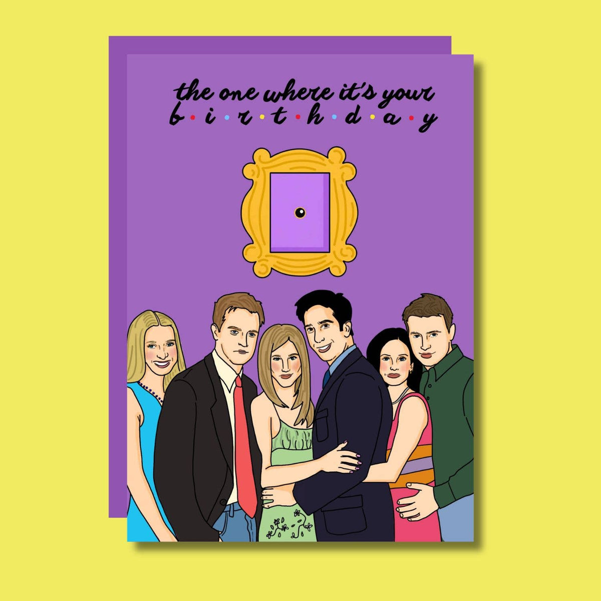 THE ONE WHERE IT'S YOUR BIRTHDAY Friends Fødselsdagskort
