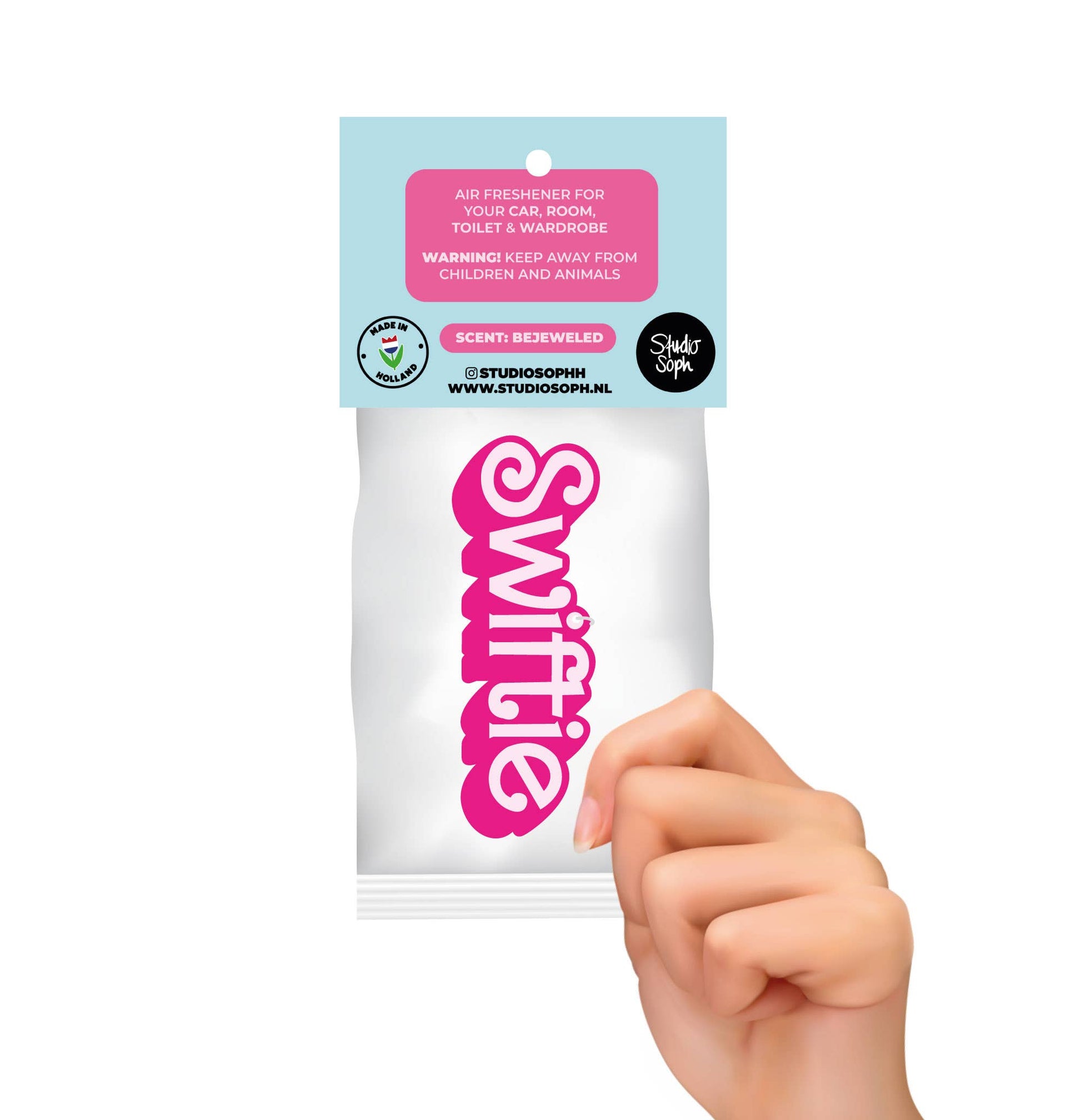 Taylor inspireret air freshener i teenageværelse