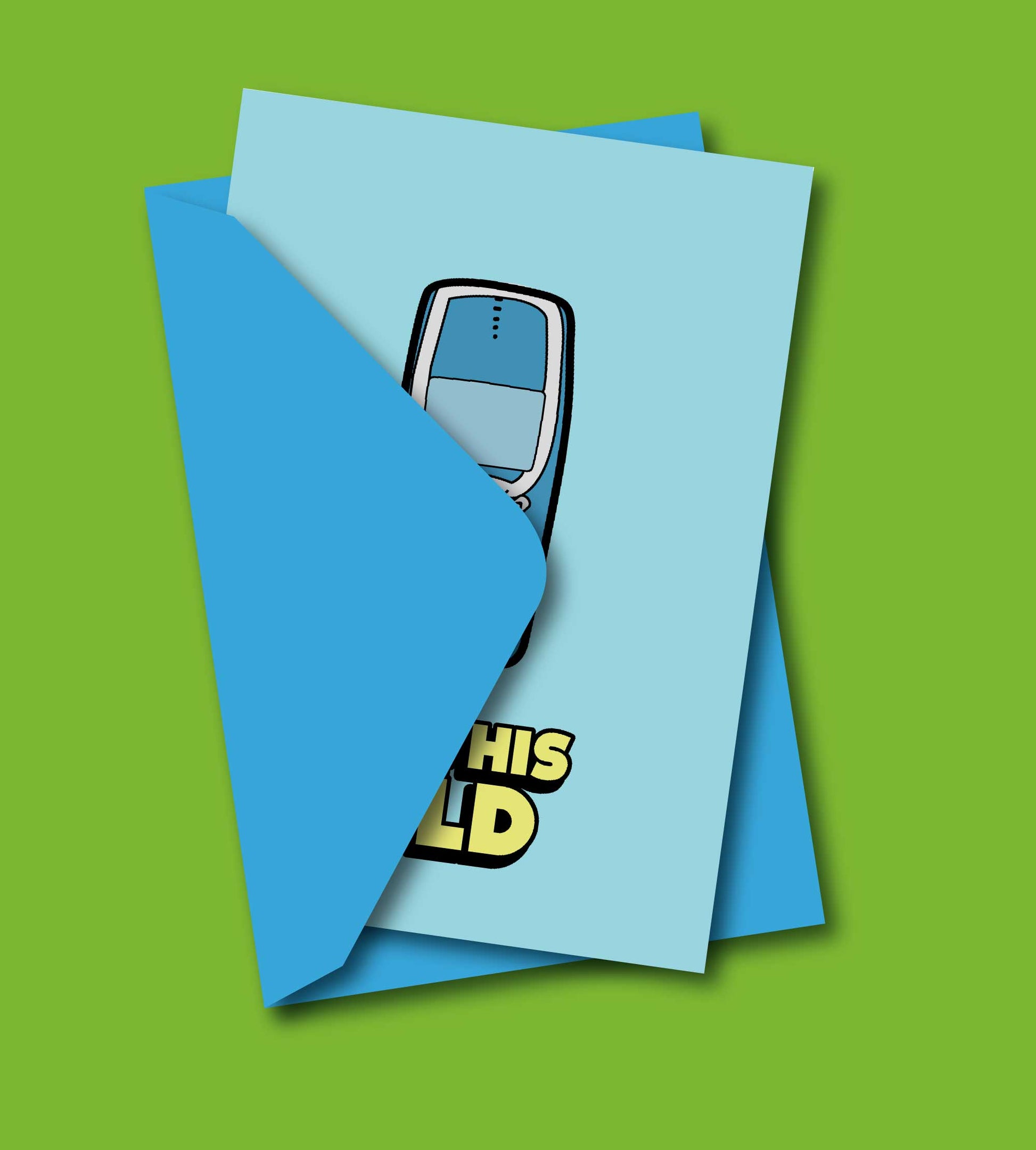 UR This Old birthday card til ven