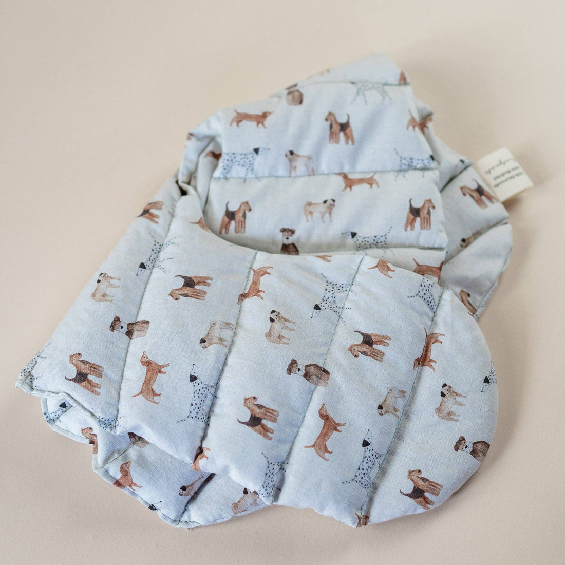 HUND varmepude til nakke og skuldre med hundeprint