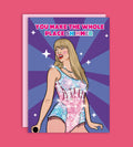 YOU MAKE THE WHOLE PLACE SHIMMER Taylor Swift Lykønskningskort