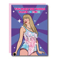 YOU MAKE THE WHOLE PLACE SHIMMER Taylor Swift fødselsdagskort