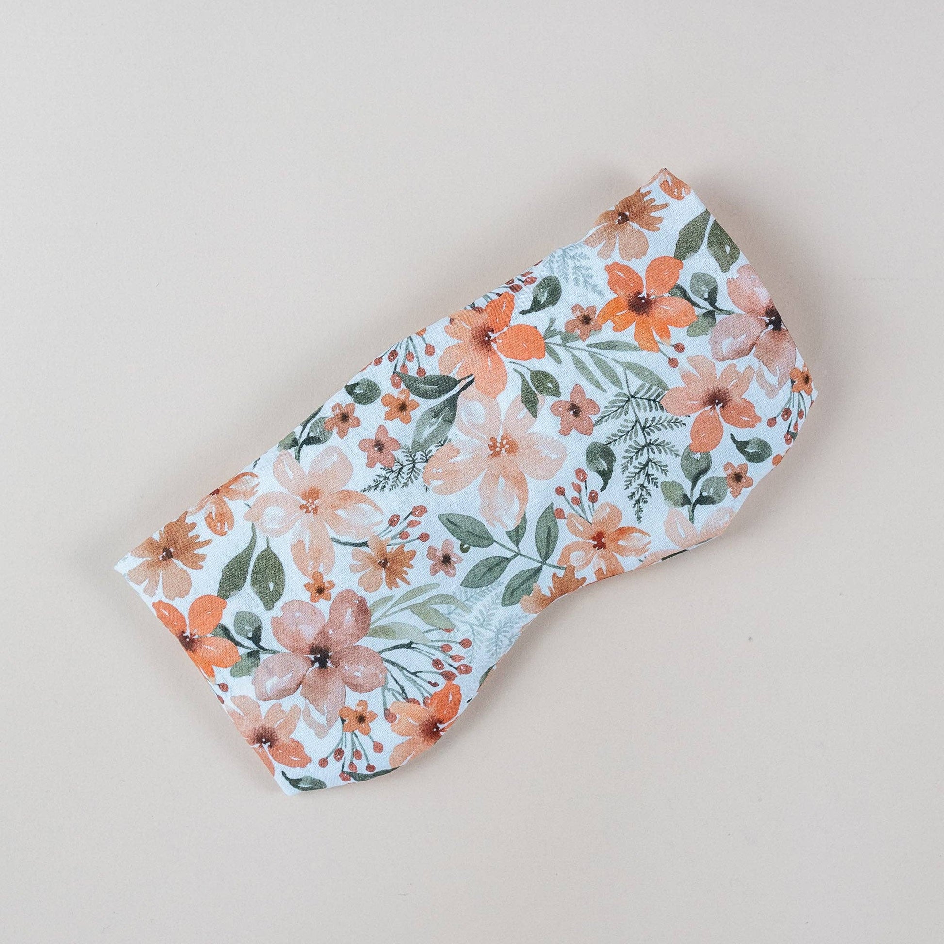 Yoga eye pillow til meditation med blomsterprint