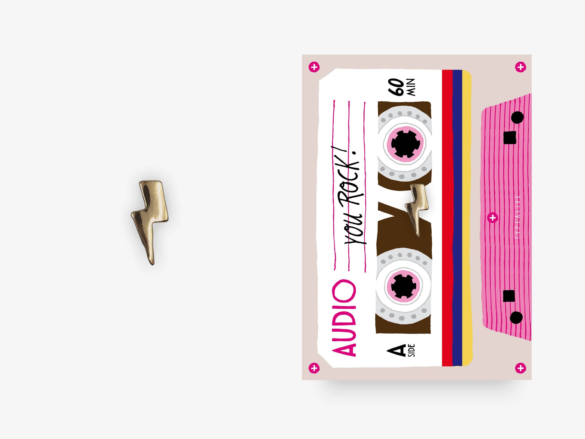 You Rock pin som gave til musikelsker