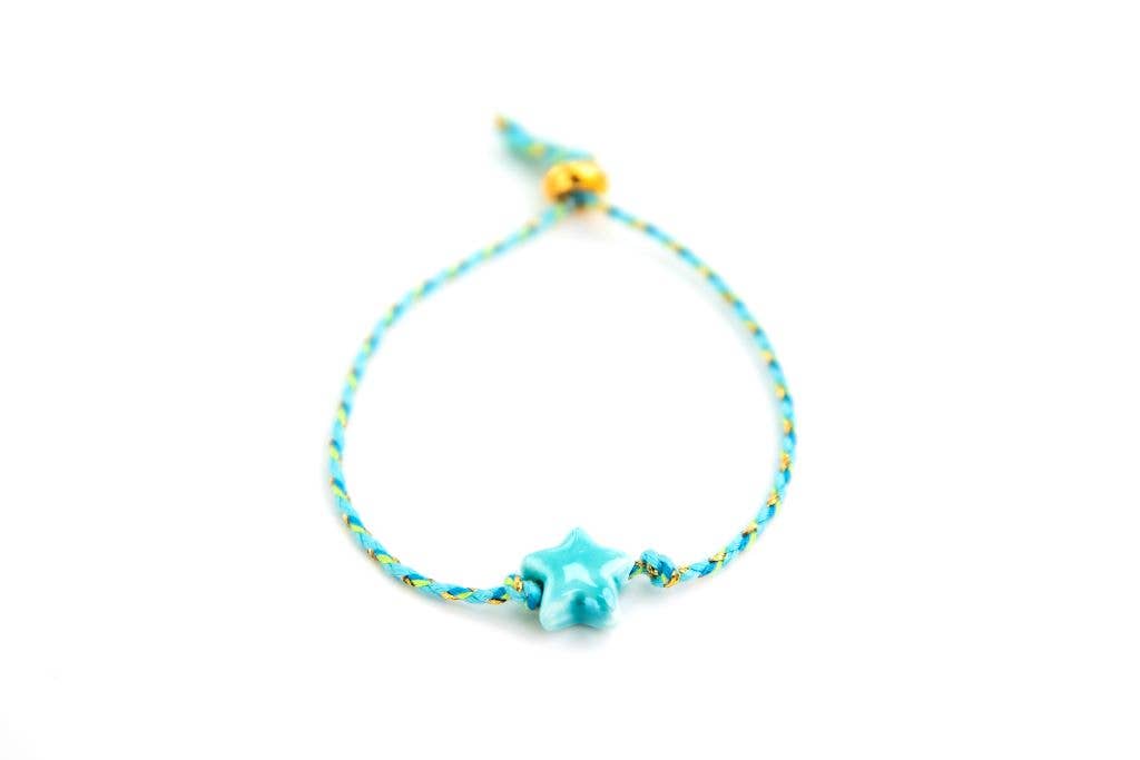 BLÅ STJERNE Charm Armbånd