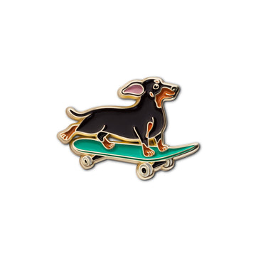 SKATEBOARD GRAVHUND Pin