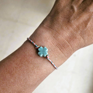 GRØN FIRKLØVER Charm Armbånd